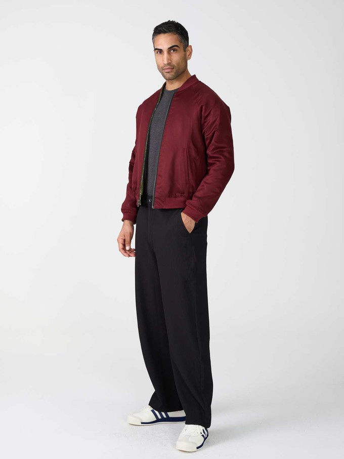 Bruno Reversible Bomber Jacket Garden/Wine from Yahmo