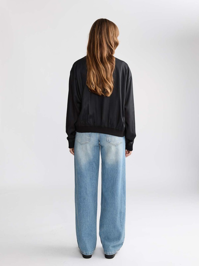 Lene Reversible Bomber Jacket Onyx/Black from Yahmo