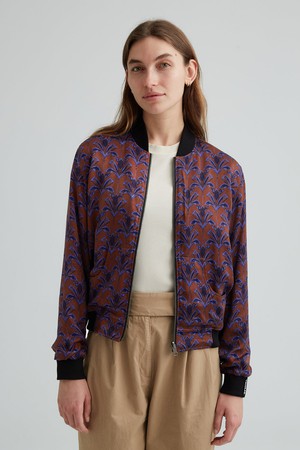 Ruth Reversible Bomber Jacket moka/navy from Yahmo