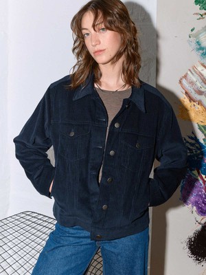 Thea Jacket navy from Yahmo