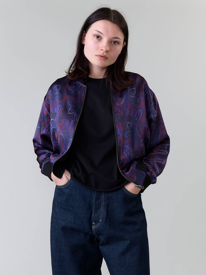 Lene Reversible Bomber Jacket orchid/black from Yahmo