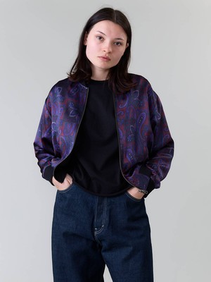 Lene Reversible Bomber Jacket orchid/black from Yahmo