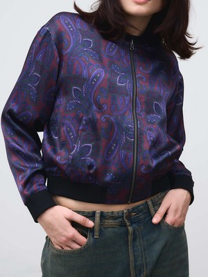 Lene Reversible Bomber Jacket orchid/black from Yahmo