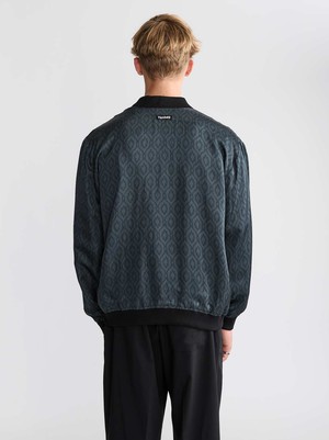 Laslo Reversible Bomber Jacket Opal/Black from Yahmo