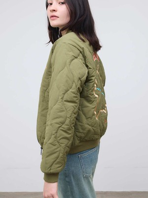 Trudi Quilted Bomber Jacket from Yahmo