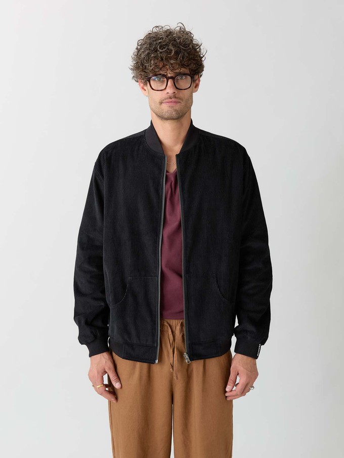 Oskar Reversible Bomber Jacket metropolis/black from Yahmo