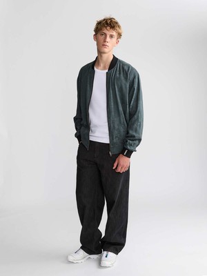 Laslo Reversible Bomber Jacket Eclipse/Black from Yahmo