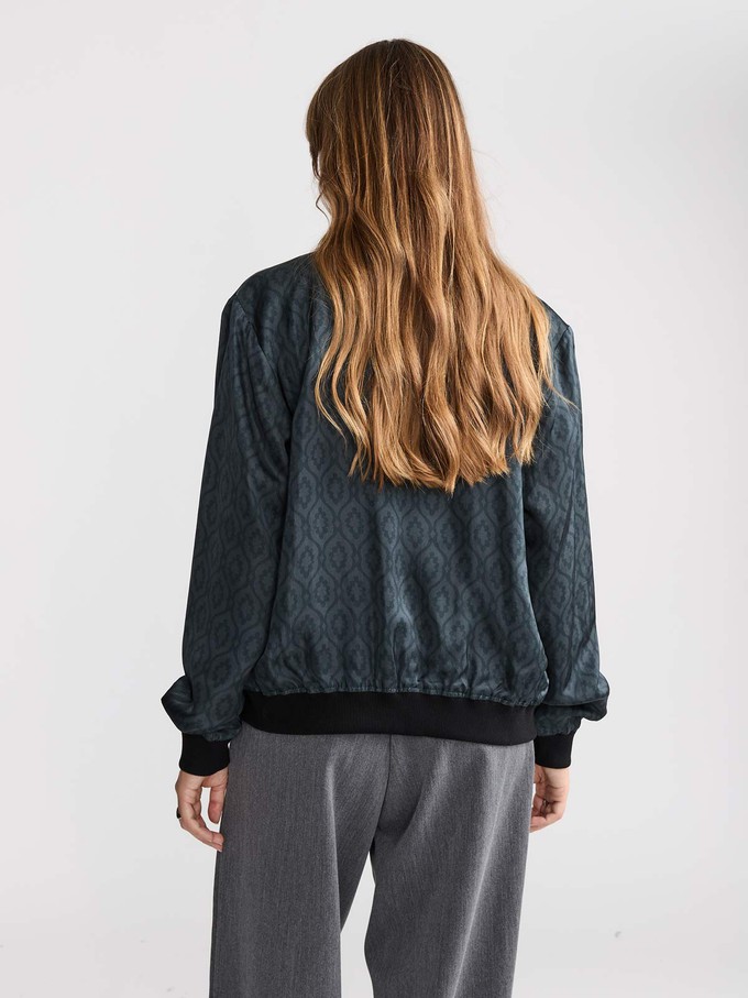 Ruth Reversible Bomber Jacket Opal/Black from Yahmo