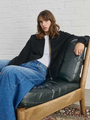 Lene Reversible Bomber Jacket Leo/Olive from Yahmo Lene Reversible Bomber Jacket Leo/Olive from Yahmo