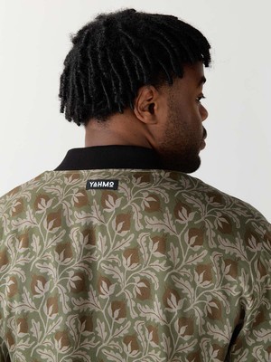 Laslo Reversible Bomber Jacket chestnut/black from Yahmo
