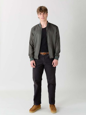 Laslo Reversible Bomber Jacket nouveau/pine from Yahmo
