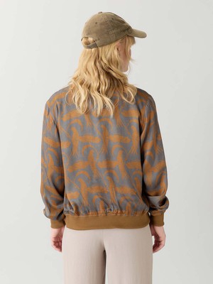 Ruth Reversible Bomber Jacket nouveau/pine from Yahmo
