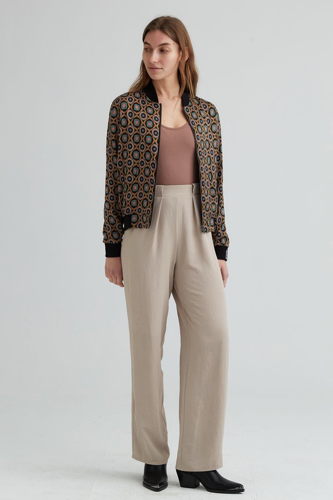 Ruth Reversible Bomber Jacket kaleidoscope/black from Yahmo