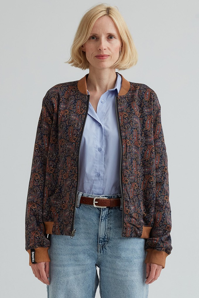 Elsa Reversible Bomber Jacket paisley/caramel from Yahmo