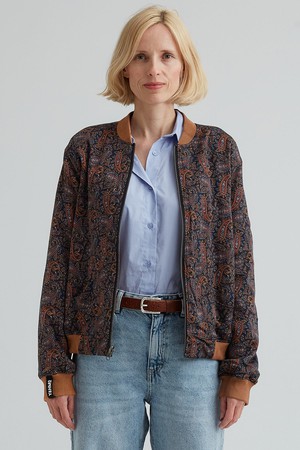 Elsa Reversible Bomber Jacket paisley/caramel from Yahmo