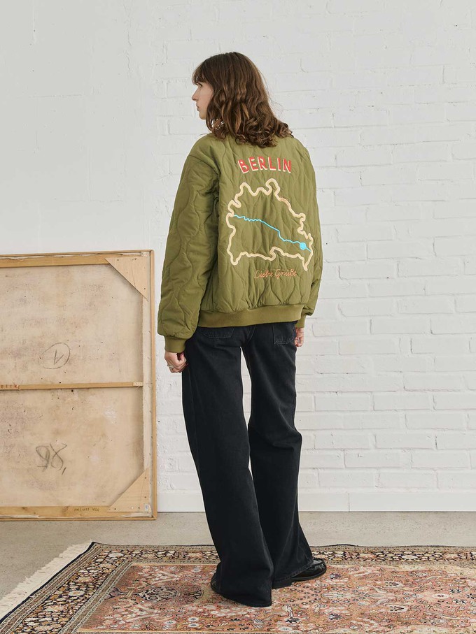 Trudi Quilted Bomber Jacket from Yahmo