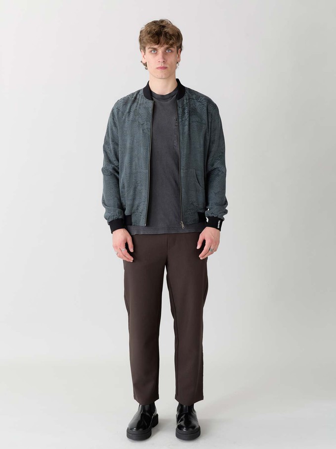 Laslo Reversible Bomber Jacket eclipse/black from Yahmo