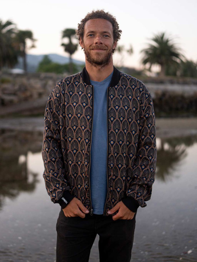 Oskar Reversible Bomber Jacket metropolis/black from Yahmo