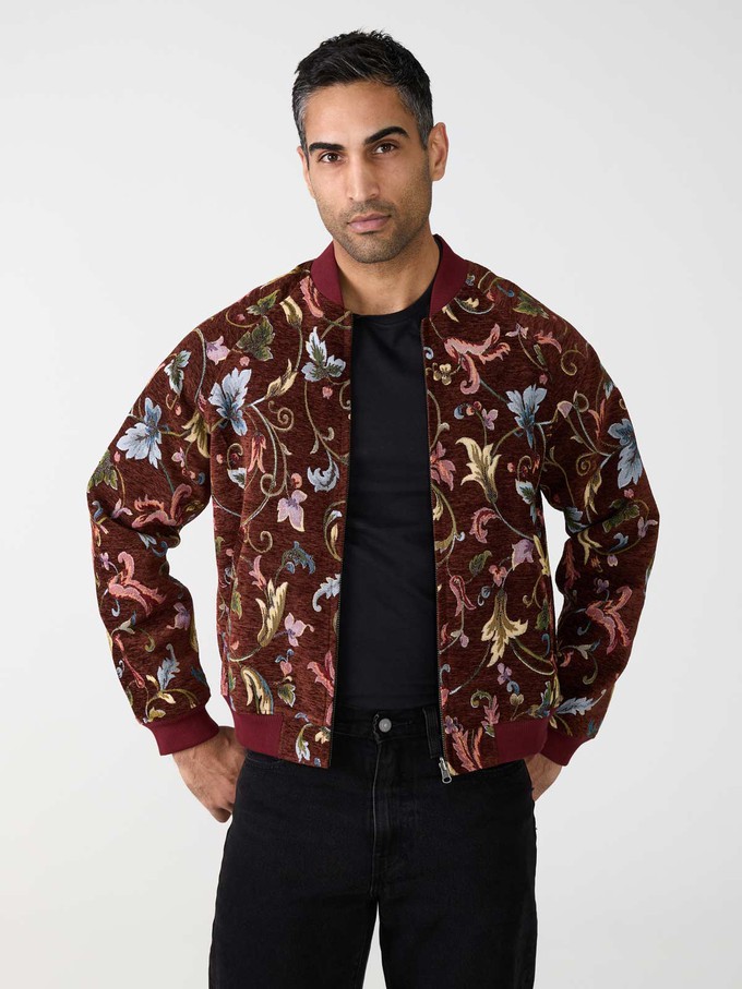 Bruno Reversible Bomber Jacket rosie/wine from Yahmo