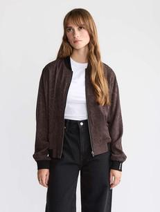 Ruth Reversible Bomber Jacket Cobra/Black via Yahmo