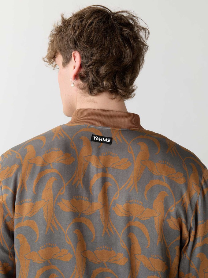 Laslo Reversible Bomber Jacket nouveau/pine from Yahmo