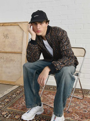 Oskar Reversible Bomber Jacket Metropolis/Black from Yahmo