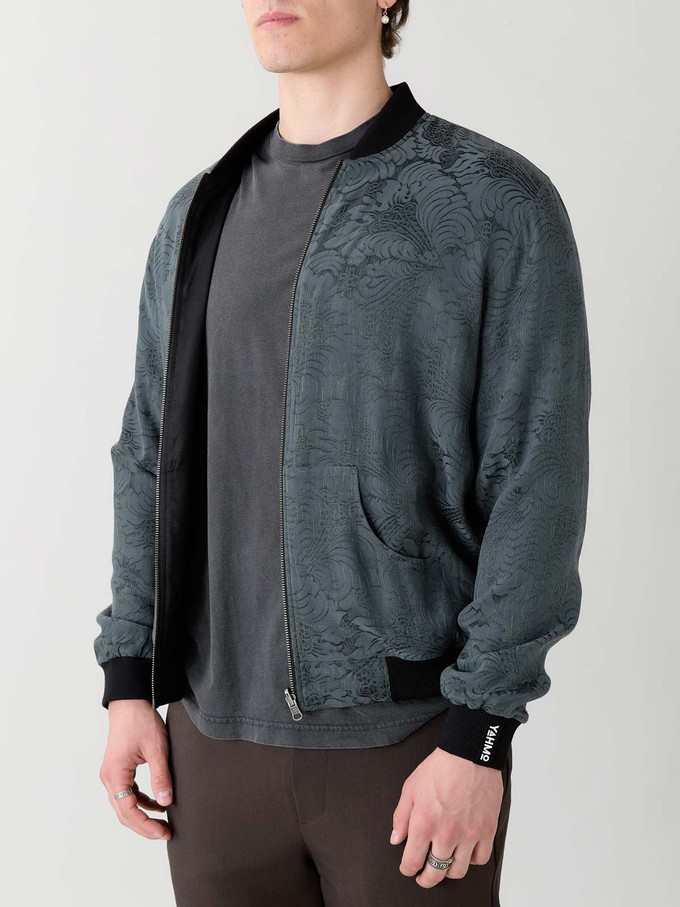 Laslo Reversible Bomber Jacket eclipse/black from Yahmo