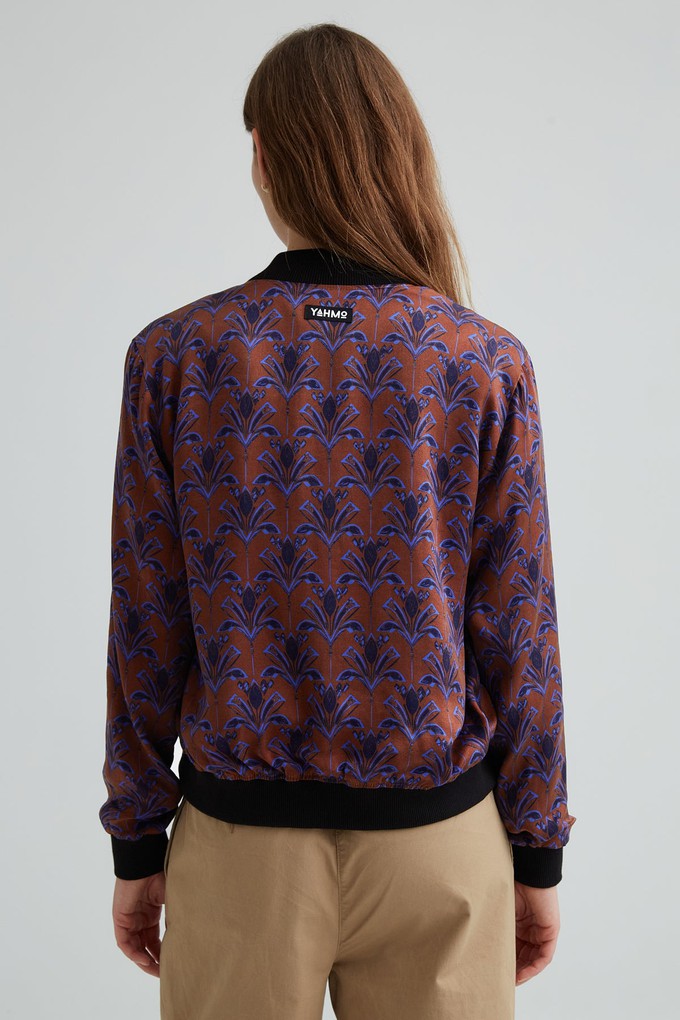 Ruth Reversible Bomber Jacket moka/navy from Yahmo