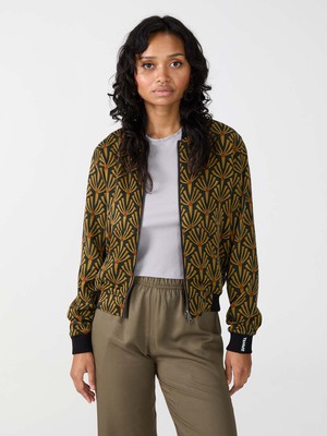 Ruth Reversible Bomber Jacket artdeco/black from Yahmo