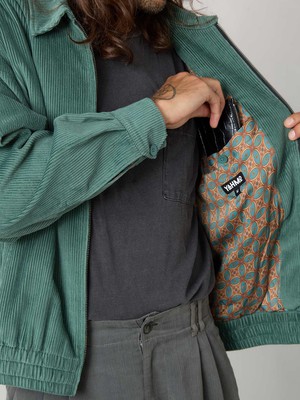 Dirk Bomber Jacket teal from Yahmo