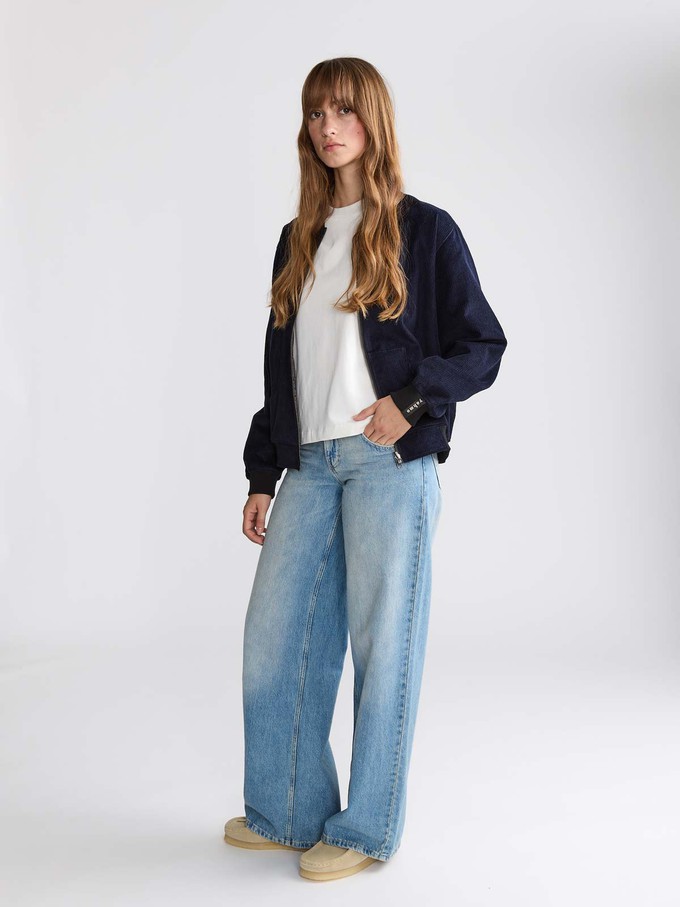 Elsa Reversible Bomber Jacket Paisley/Navy from Yahmo