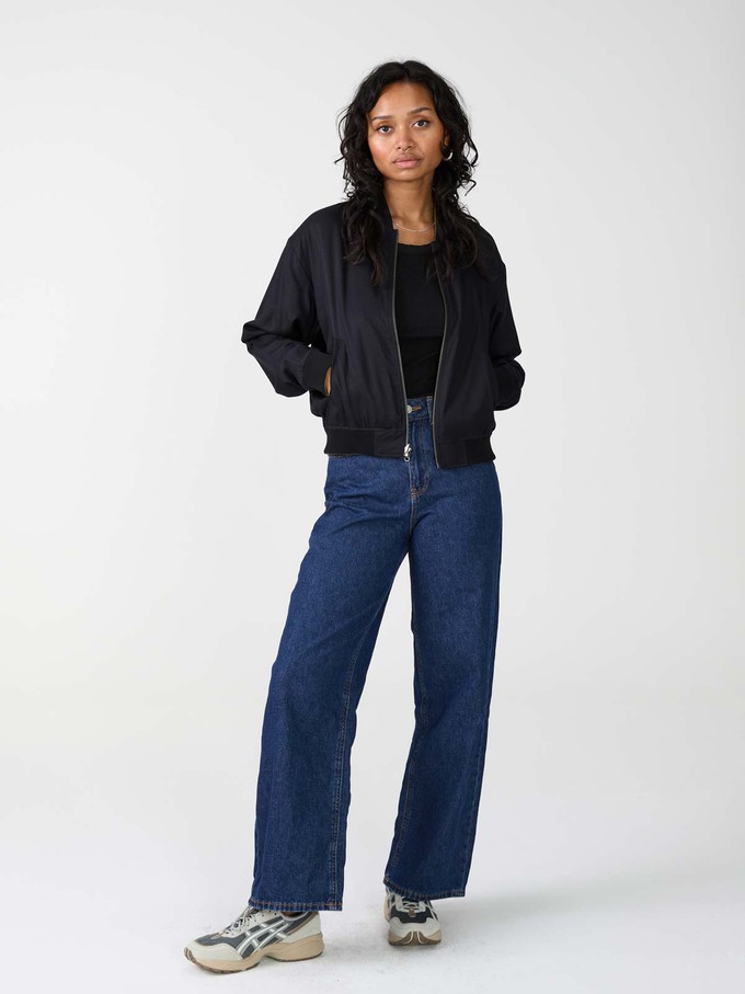 Lene Reversible Bomber Jacket moss/black from Yahmo