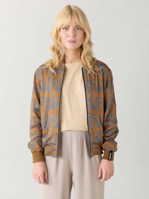 Ruth Reversible Bomber Jacket nouveau/pine from Yahmo