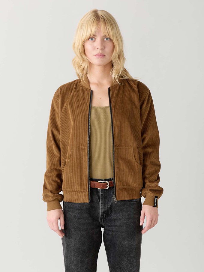 Elsa Reversible Bomber Jacket masala/caramel from Yahmo