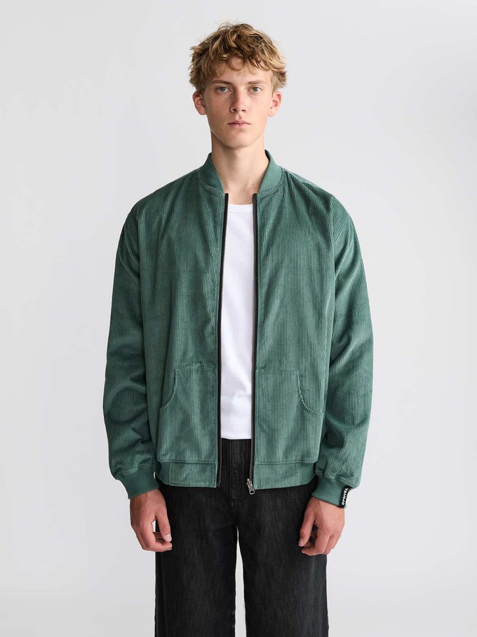 Oskar Reversible Bomber Jacket Atlas/Teal from Yahmo