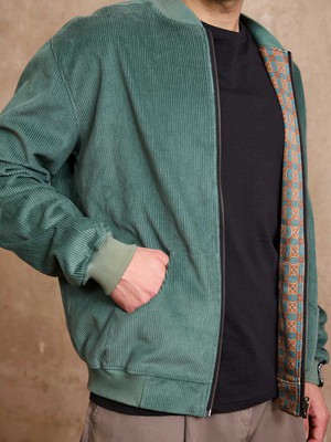 Oskar Reversible Bomber Jacket Atlas/Teal from Yahmo