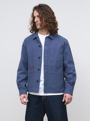 Fritz Embroidered Workwear Jacket blue from Yahmo