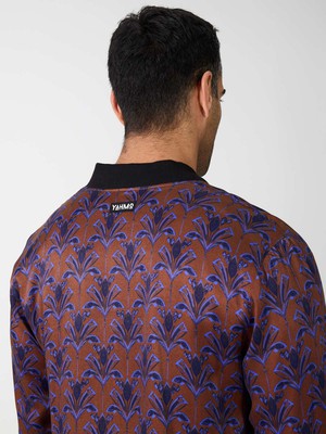 Laslo Reversible Bomber Jacket moka/navy from Yahmo