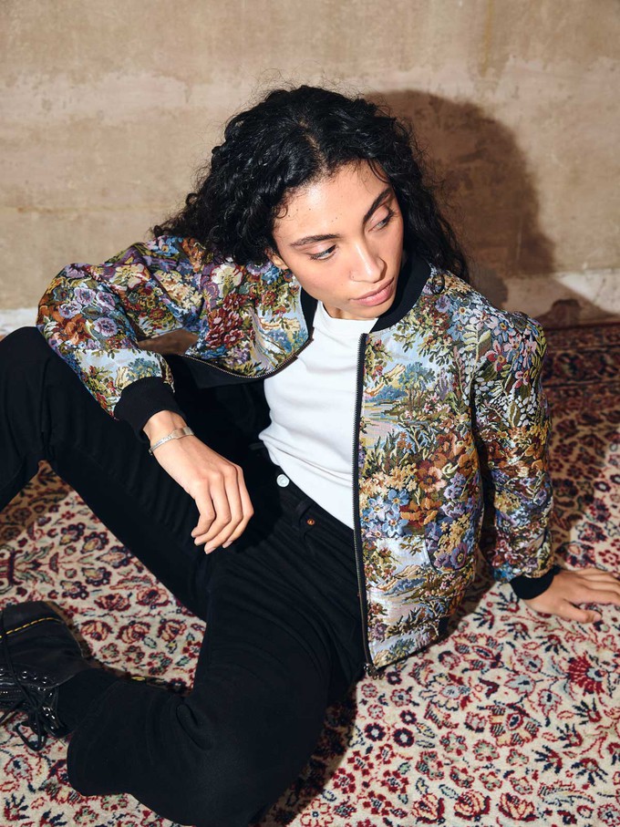 Berta Reversible Bomber Jacket bouquet/black from Yahmo