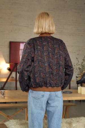 Elsa Reversible Bomber Jacket paisley/caramel from Yahmo