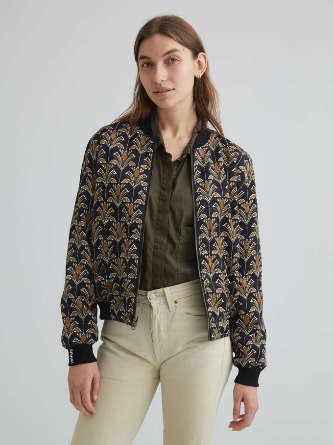 Elsa Reversible Bomber Jacket papyrus/navy from Yahmo