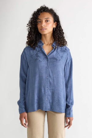 Mona Shirt zen indigo from Yahmo