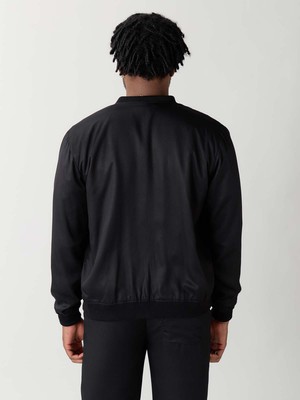 Laslo Reversible Bomber Jacket eclipse/black from Yahmo