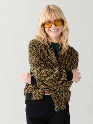 Ruth Reversible Bomber Jacket artdeco/black from Yahmo