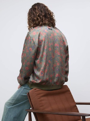 Laslo Reversible Bomber Jacket daydream/olive from Yahmo