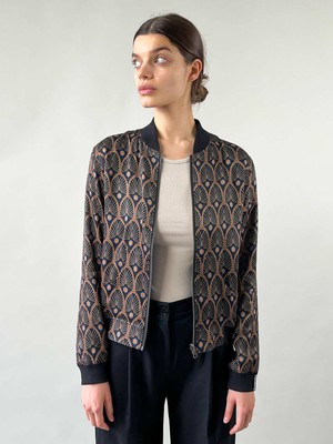 Ruth Reversible Bomber Jacket metropolis/blue from Yahmo