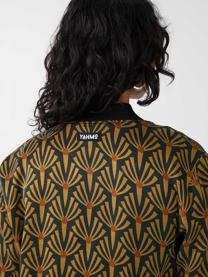 Ruth Reversible Bomber Jacket artdeco/black from Yahmo