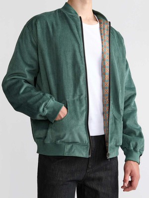 Oskar Reversible Bomber Jacket Atlas/Teal from Yahmo