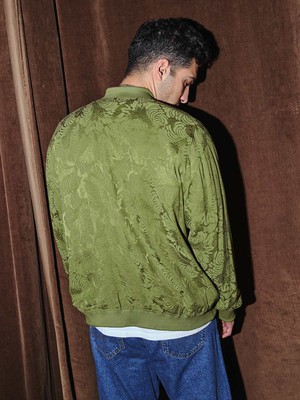 Fred Reversible Bomber Jacket moss/black from Yahmo