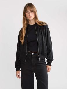 Lene Reversible Bomber Jacket Leo/Olive via Yahmo